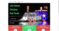 Desktop Screenshot of lakeconwayboatparade.com