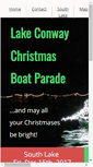 Mobile Screenshot of lakeconwayboatparade.com